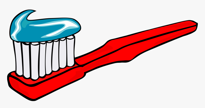 Toothbrushe, Brush, Toothpaste, Brushing, Mouth, Clean - Toothbrush Clipart, HD Png Download, Free Download