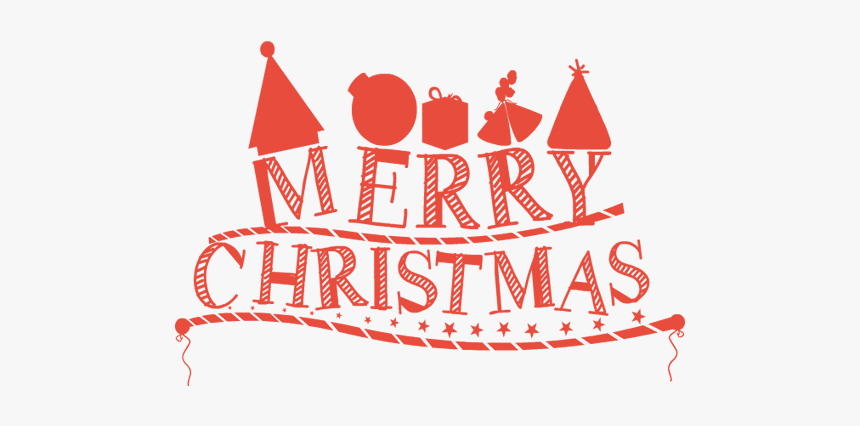 Cute Merry Christmas Text, HD Png Download, Free Download