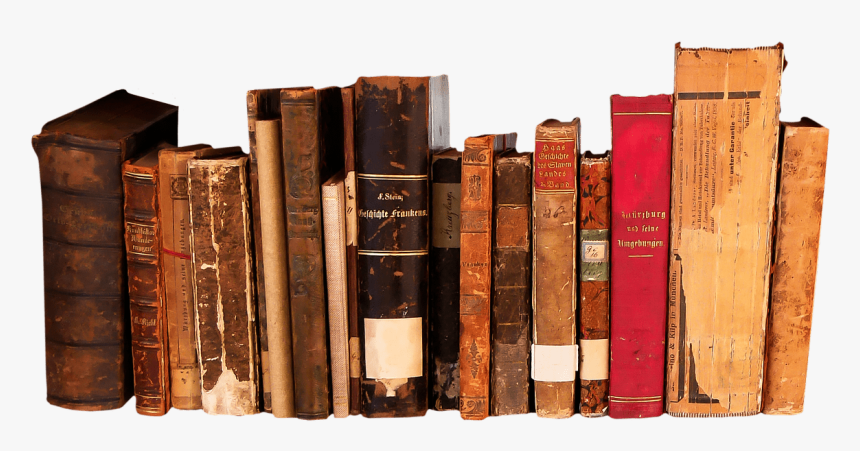 Books In A Row - Row Of Books Transparent Png, Png Download, Free Download