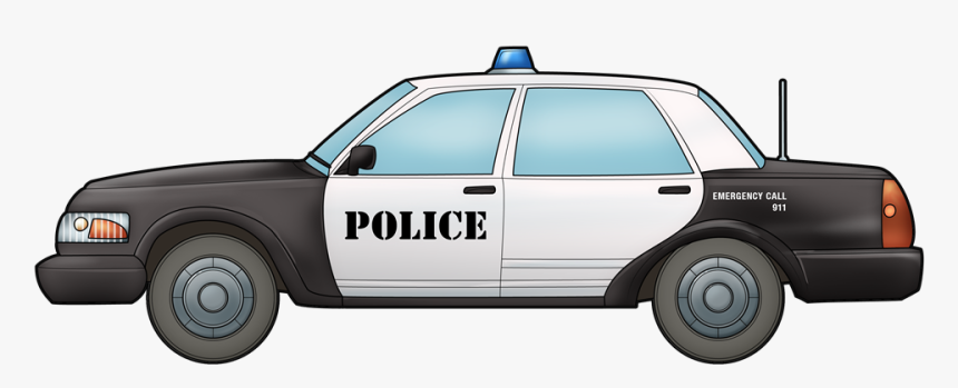 Police Car Free To Use Clip Art - Police Car No Background, HD Png Download, Free Download