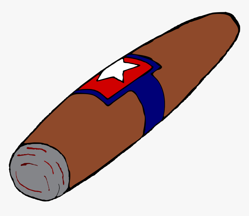 Cartoon Cigar Png - Illustration, Transparent Png, Free Download