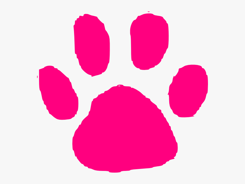 Pink Paw Print Clip Art, HD Png Download, Free Download