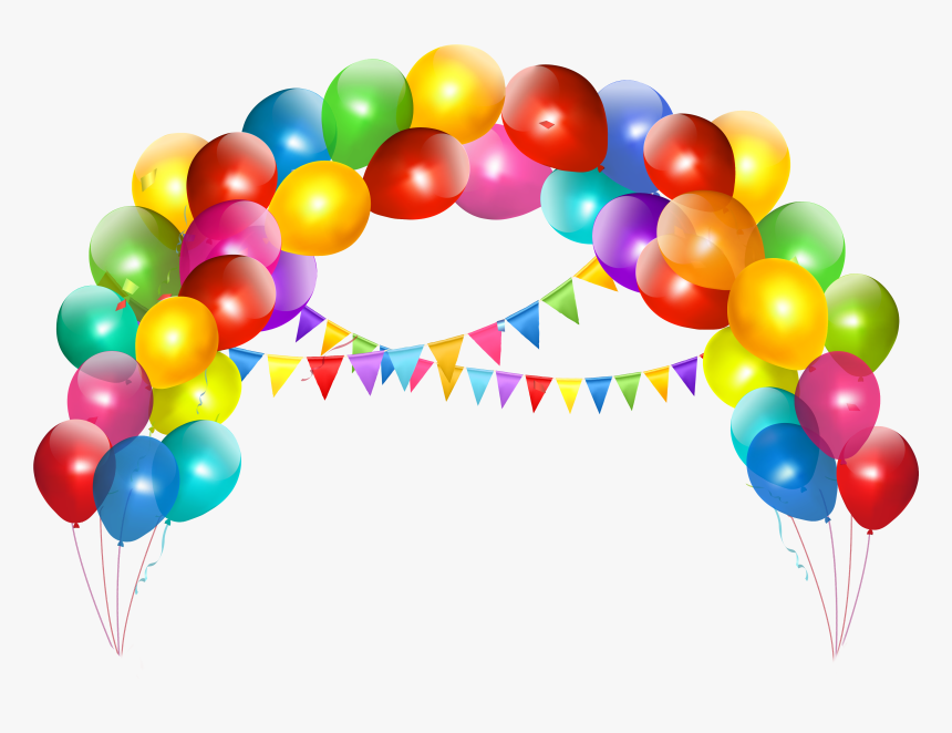 Toy Balloon Party Wedding Online Shopping - Happy Birthday Decorations Clip Art, HD Png Download, Free Download