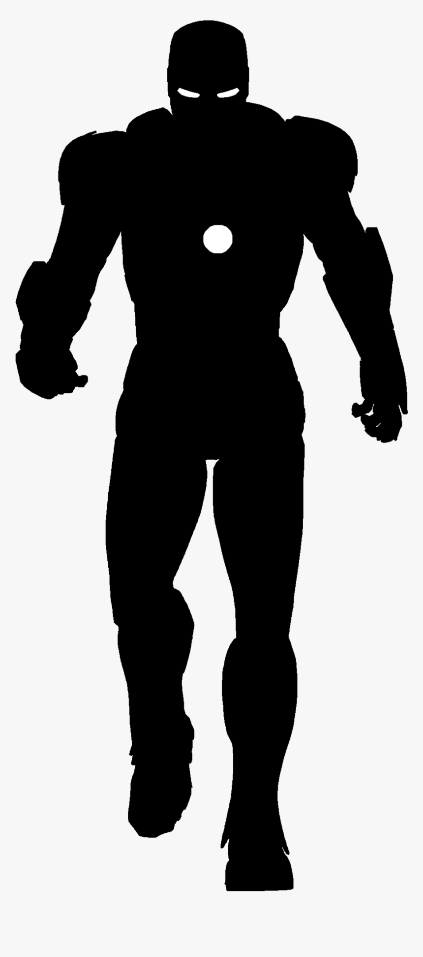 Iron Man Silhouette - Iron Man Silhouette Png, Transparent Png, Free Download