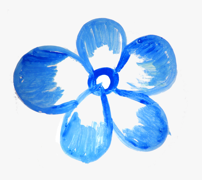 Watercolor Ink Flower Free Png - Illustration, Transparent Png, Free Download