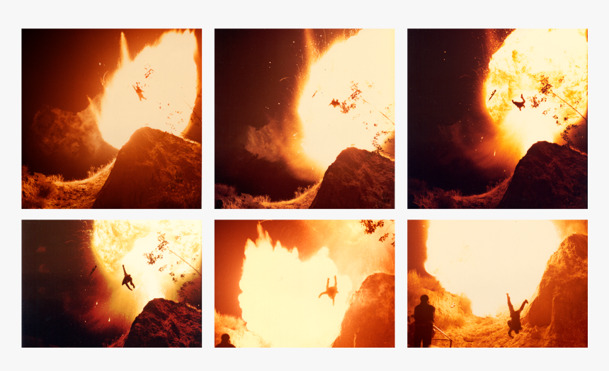 A Stunt Man Falls Midair In Movie Explosion - Poster, HD Png Download, Free Download