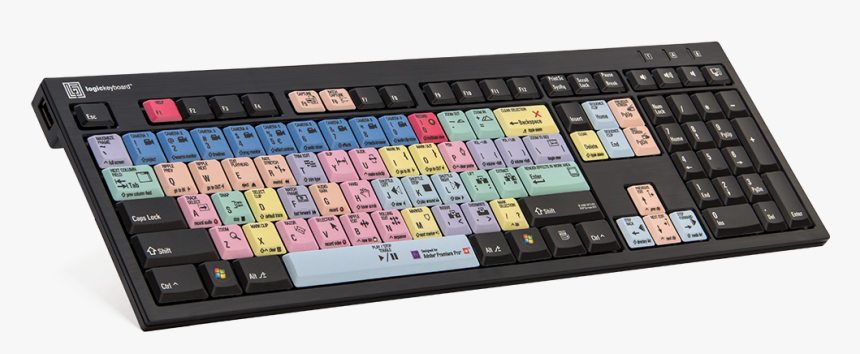 Logickeyboard Premiere Pro Cc, HD Png Download, Free Download