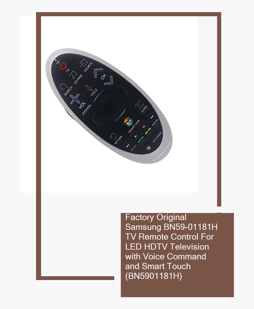 Factory Original Samsung Bn59-01181h Tv Remote Control - Shower Head, HD Png Download, Free Download