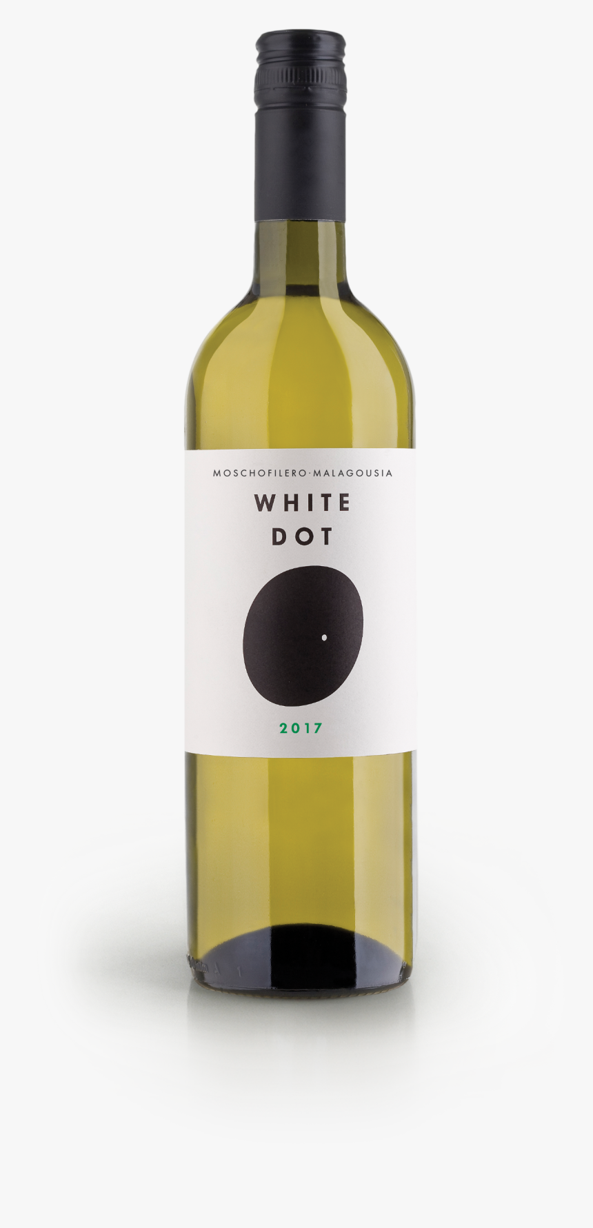 Wine Bottle- - White Dot Greek Wine, HD Png Download, Free Download