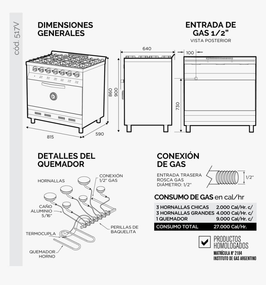 Horno Pizzero 6 Moldes Medidas, HD Png Download, Free Download