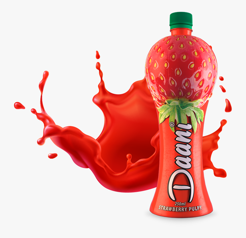 Strawberry Juice Splash Png, Transparent Png, Free Download