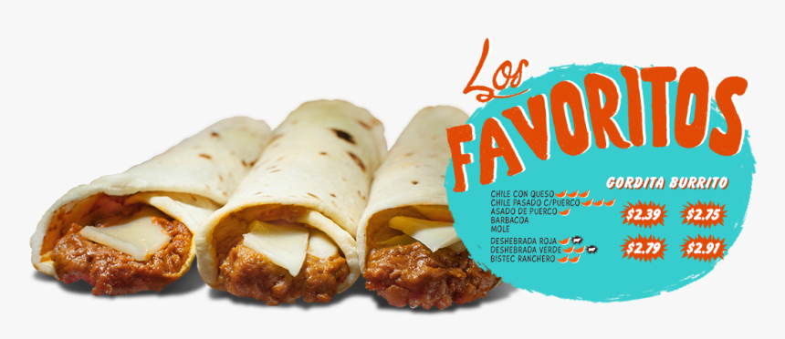 La Gorda El Paso Menu, HD Png Download, Free Download