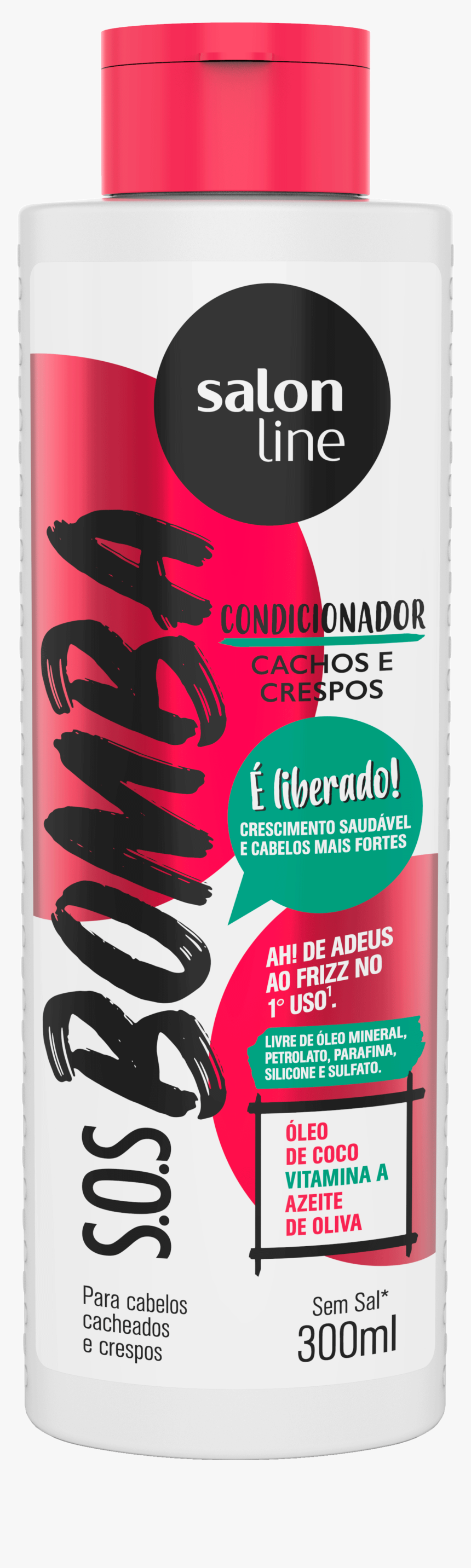 Condicionador Cachos E Crespos S - Salon Line Sos Bomba De Crescimento, HD Png Download, Free Download