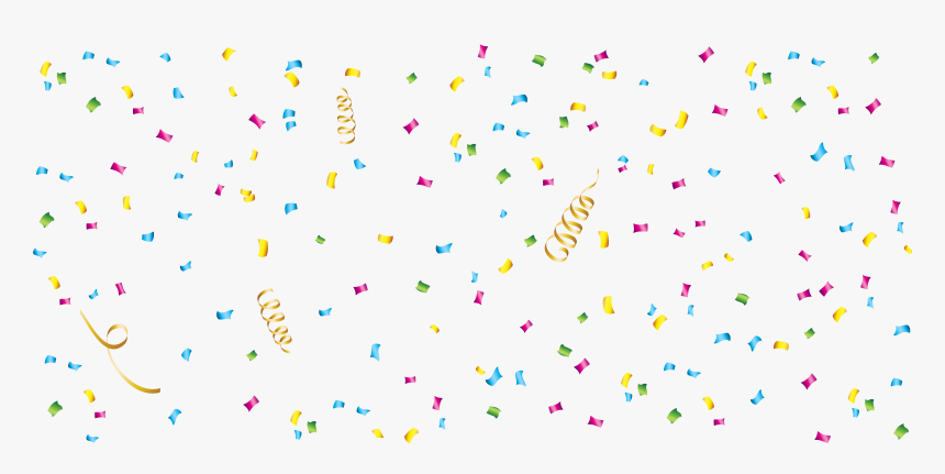 Confetti Blog Clip Art - Transparent Background Confetti Clipart, HD Png Download, Free Download