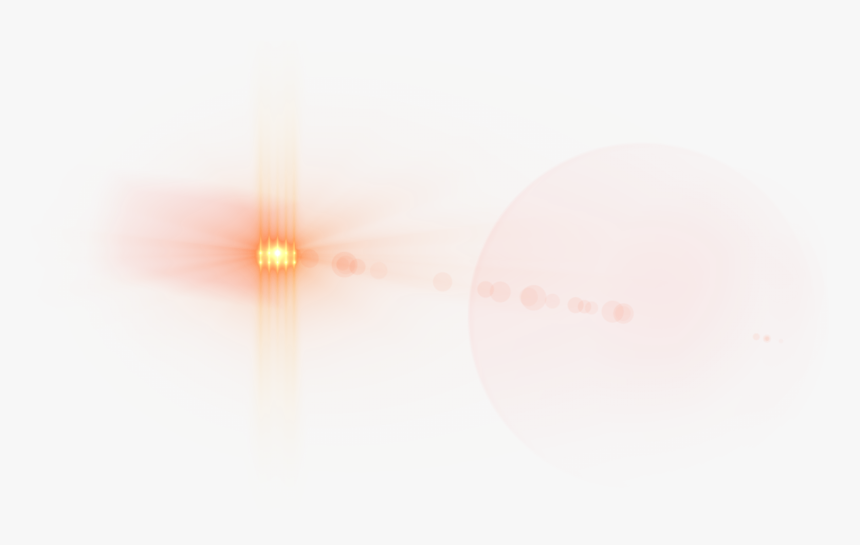 White Orange Lens Flare - Transparent Png Lens Flare Png, Png Download, Free Download