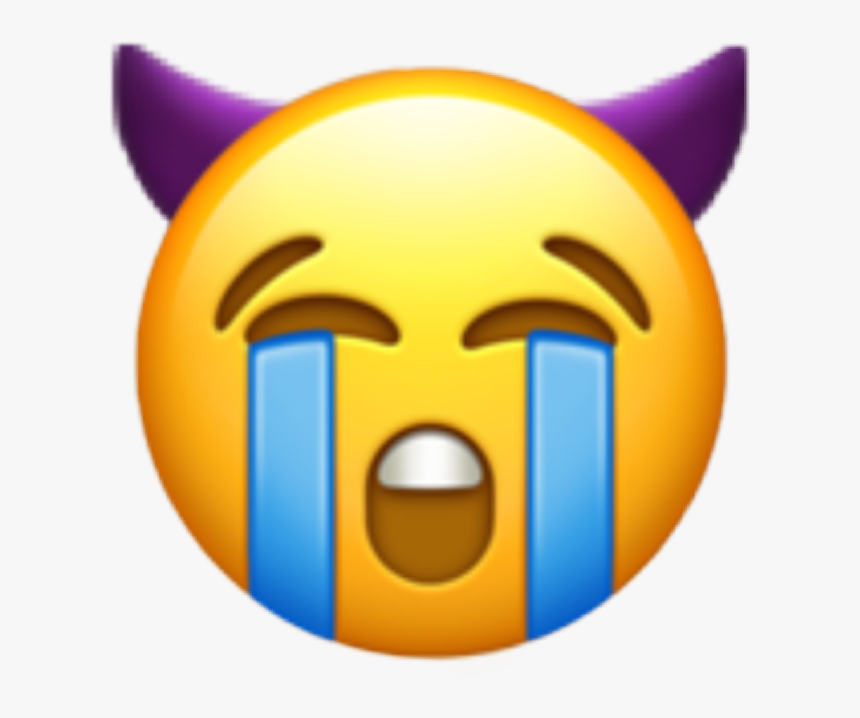 #cachos #emojitumblr - Emoticon Cry, HD Png Download, Free Download