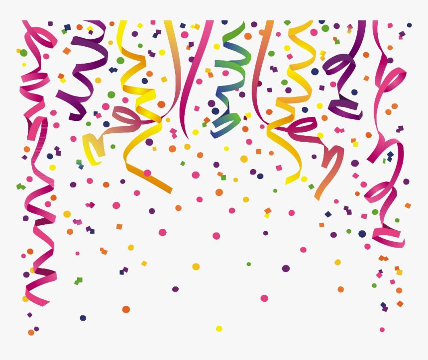 #confetti #celebration #party #birthday #newyear #newyears - Confetti Clipart, HD Png Download, Free Download