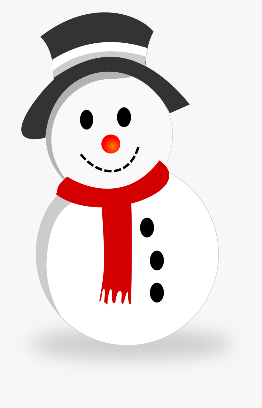 Snowman Xmas Christmas Ty 555px - Christmas Snowman Vector Png, Transparent Png, Free Download