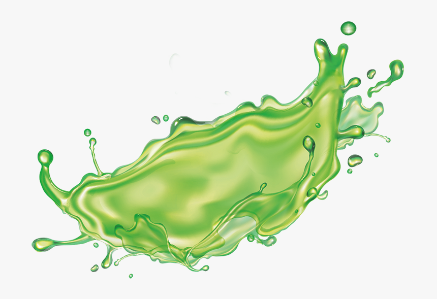 Lime Green Water Splash - Green Juice Splash Png, Transparent Png, Free Download