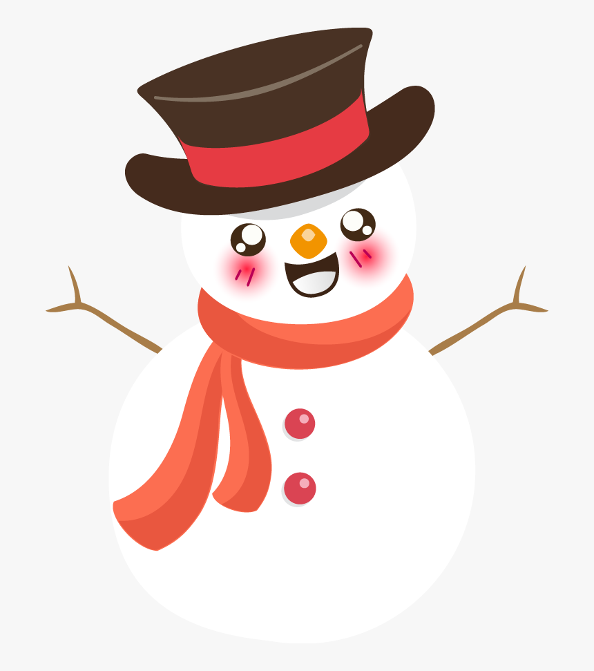 Christmas Snowman Clipart - Clip Art Cutest Snowman, HD Png Download, Free Download