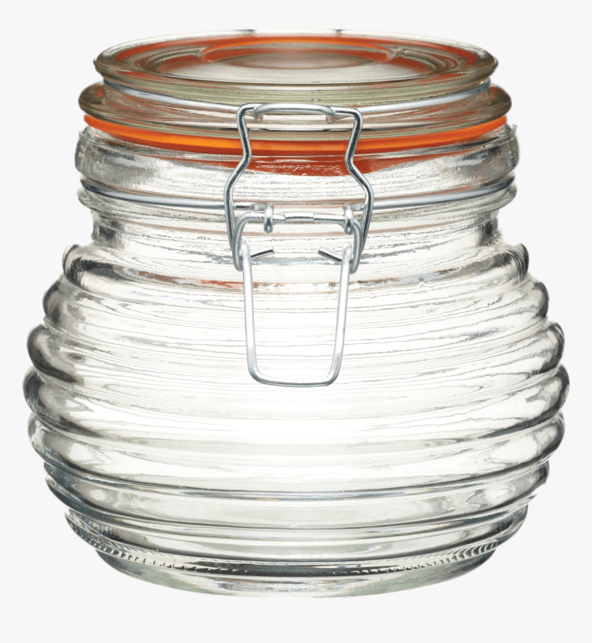 Honeypot Shaped Jam Jar - Glass Honey Jar With Bee Lid, HD Png Download, Free Download