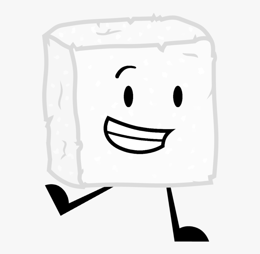 Sugar Ice Cube - Sugar Cube Cartoon, HD Png Download, Free Download