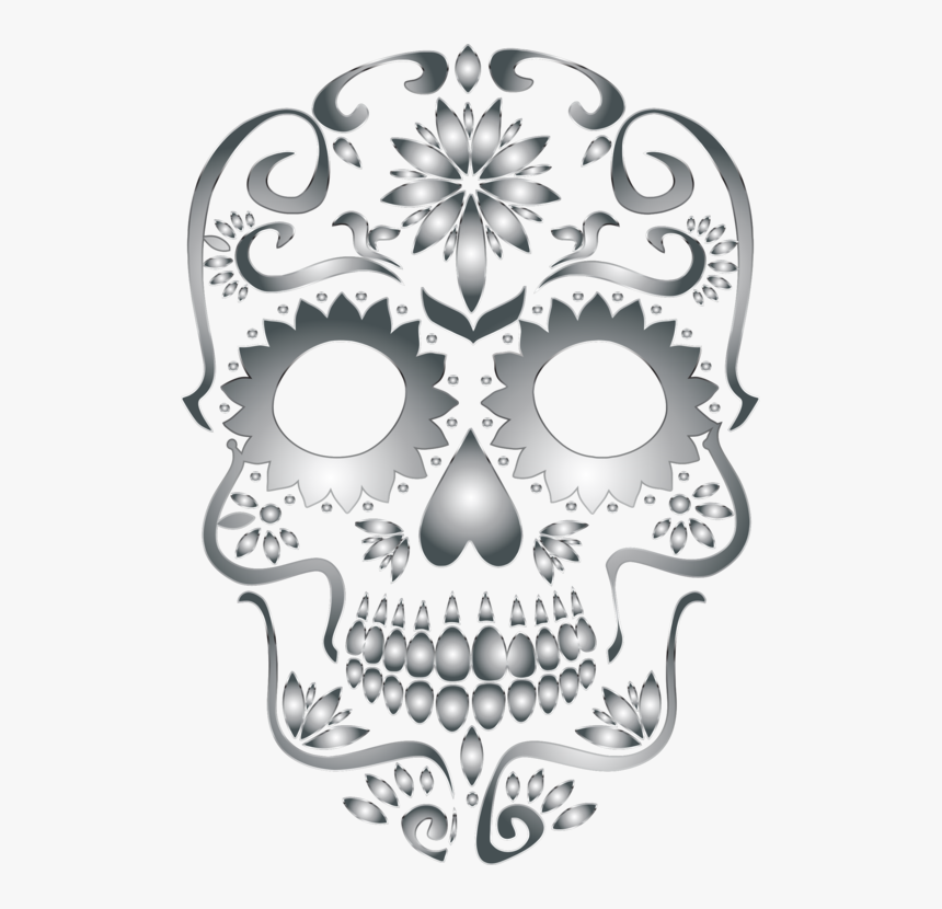 Sugar Skull Clipart Transparent Background - Sugar Skulls Clip Art, HD Png Download, Free Download