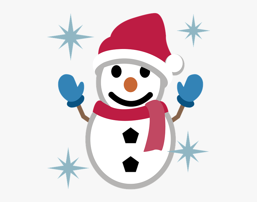 Snowman, Winter, Christmas, White Christmas, Drawing - Snowman Emoji, HD Png Download, Free Download