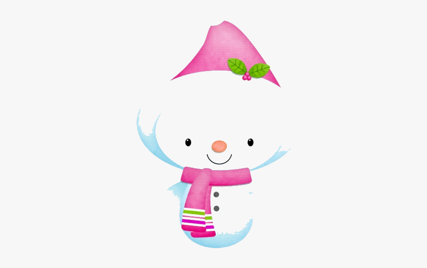 Winter Snowgirl Clipart Christmas Snowman Baby Transparent - Cartoon, HD Png Download, Free Download