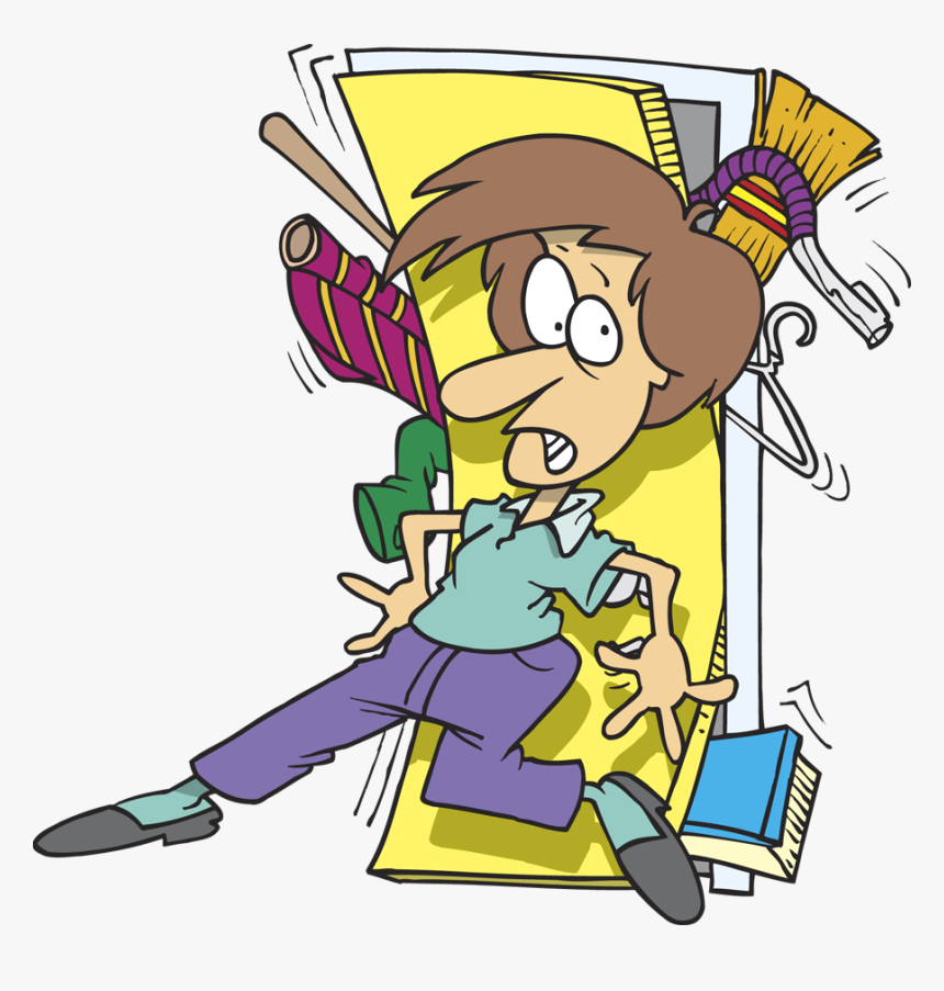 Space Clipart Kid Png - Trying To Close Closet Door, Transparent Png, Free Download