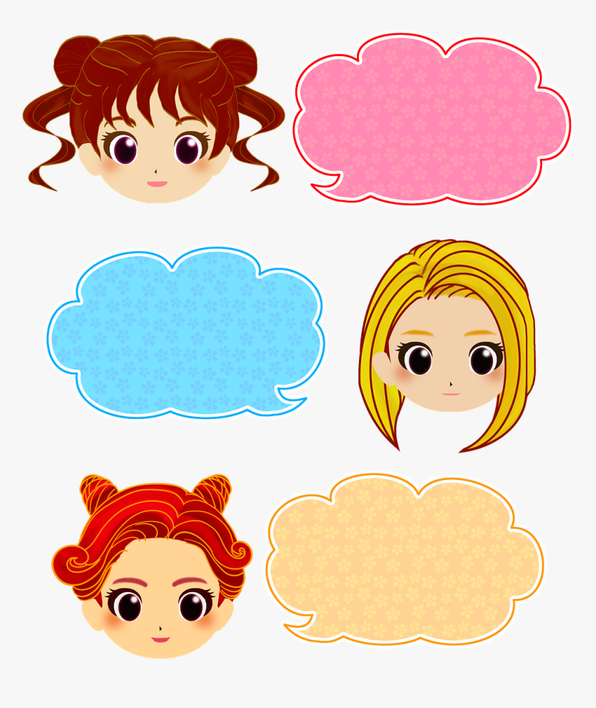 Girls Callout Space Clipart , Png Download - Call Out Clipart Png Free, Transparent Png, Free Download