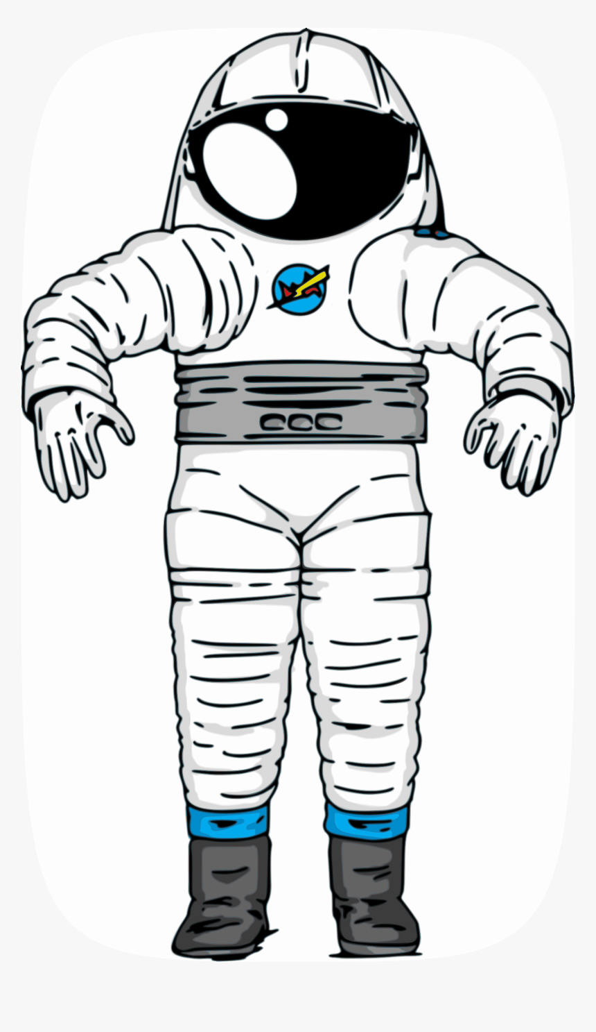Space Clipart Nasa - Space Suit Astronaut Clip Art, HD Png Download, Free Download
