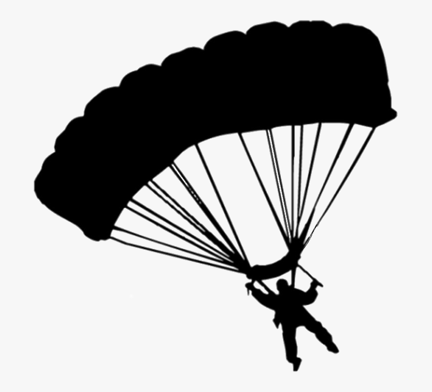 Parachute Parachuting Clip Art - Skydiving Clip Art, HD Png Download, Free Download