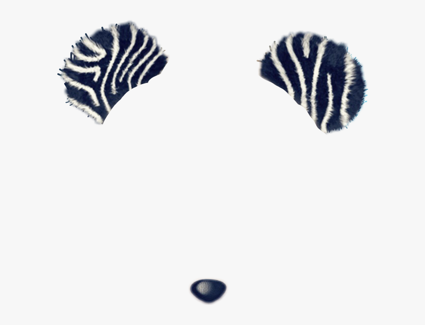 Transparent Zebra Silhouette Png - Snapchat Zebra Filter, Png Download, Free Download