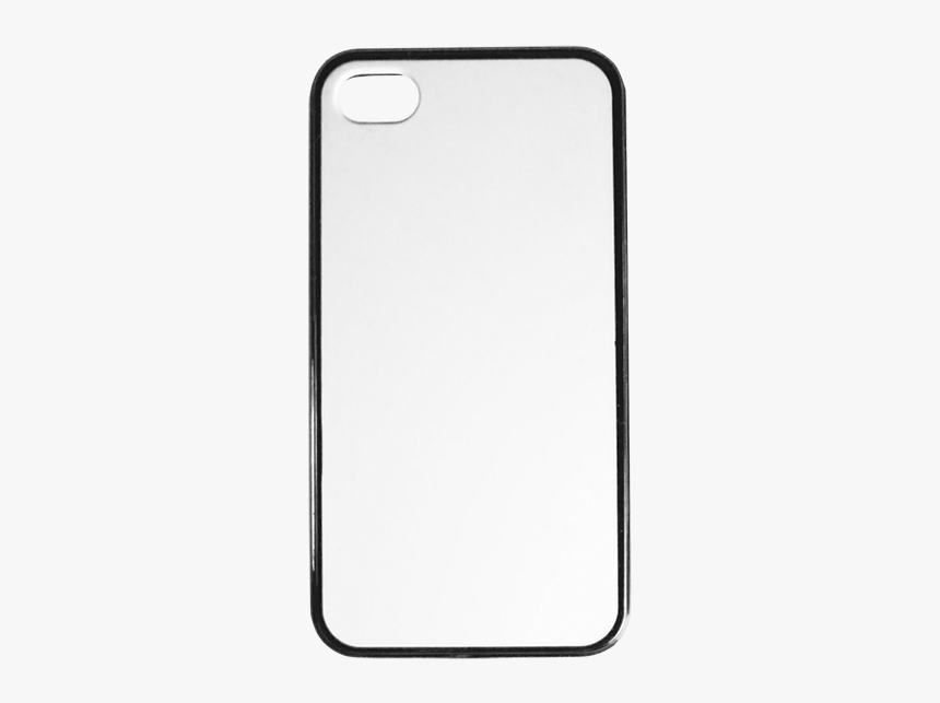 Blank Silicone With Black Trim Iphone 4 Case - Mobile Phone Case, HD Png Download, Free Download