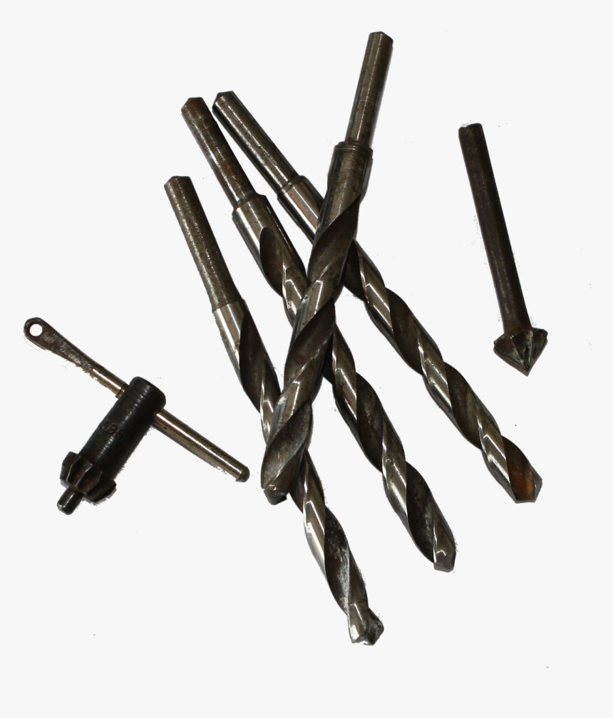 Tools,drill Bits,png,chuck Key,countersink Bit,industry,metal - Drill Bits Png, Transparent Png, Free Download