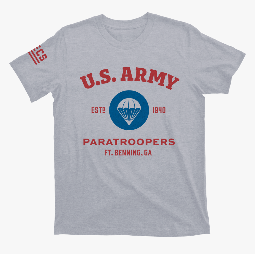 Airborne Us Army Paratroopers T-shirt - Active Shirt, HD Png Download, Free Download