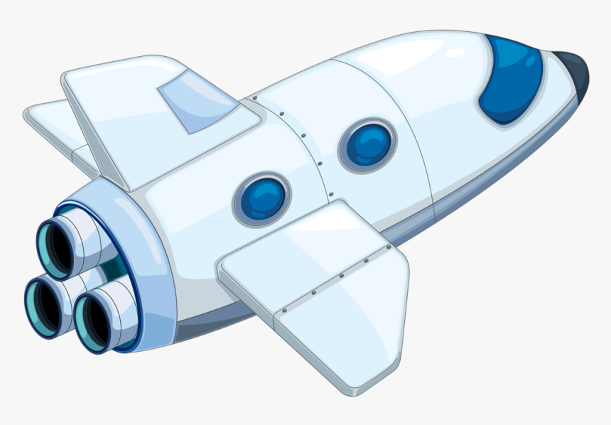 Space Clipart Kid Png - Cartoon Space Shuttle Clipart, Transparent Png, Free Download