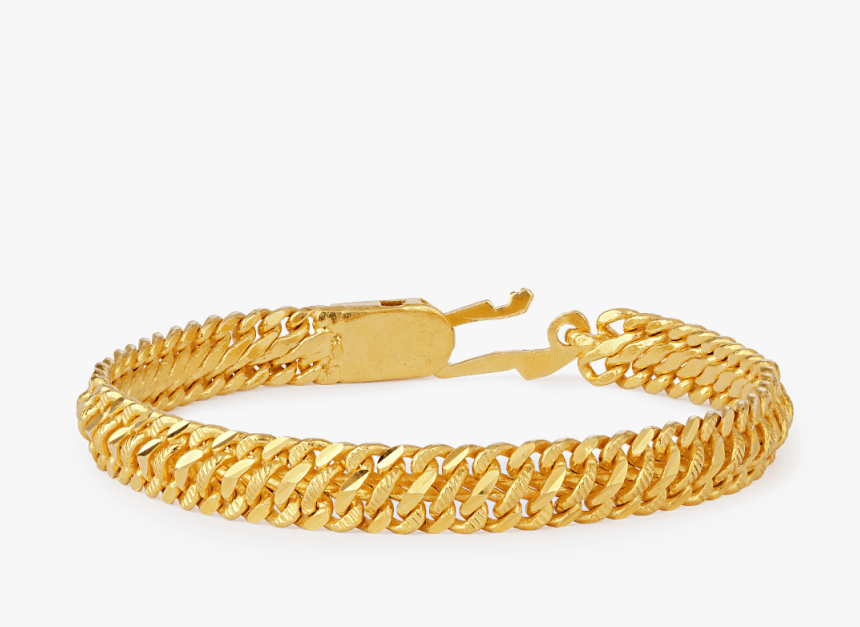 22ct Gold Men"s Bracelet - Bracelet Gold For Men, HD Png Download, Free Download