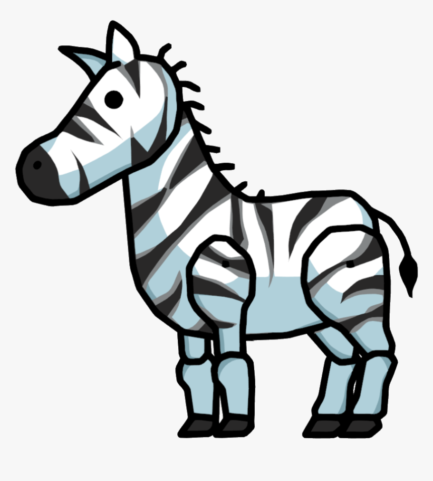 Scribblenauts Zebra - Zebra Foal Clipart, HD Png Download, Free Download