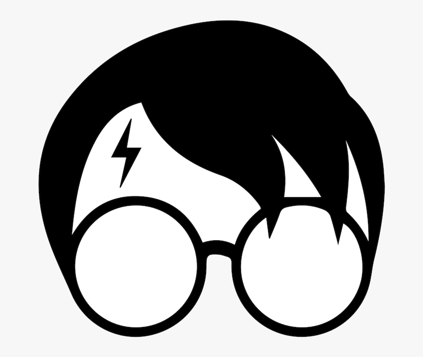 Download Harry Potter Glasses Clipart Transparent Png Silhouette Harry Potter Wand Clipart Png Download Kindpng