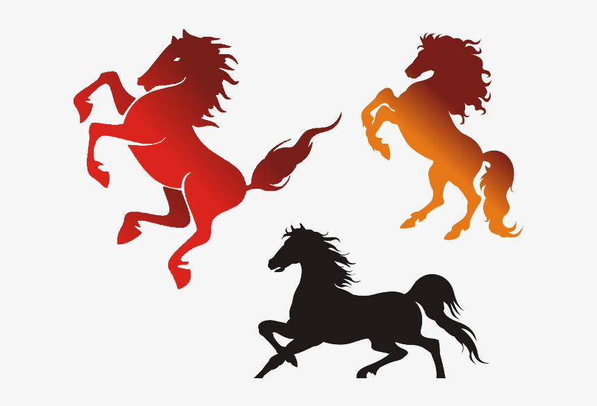 Horse,animal Figure,mustang Horse,mane,clip Sticker,fictional - Horse Vector, HD Png Download, Free Download