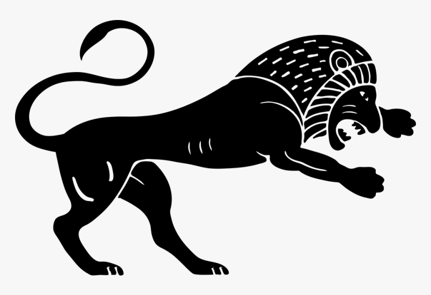 Africa, Animal, Big Cat, Feline, Lion, Silhouette - Lion Silhouette Transparent, HD Png Download, Free Download