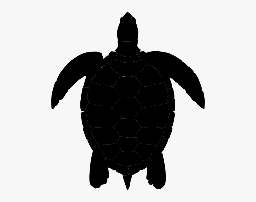 Sea Turtle Silhouette Png, Transparent Png, Free Download