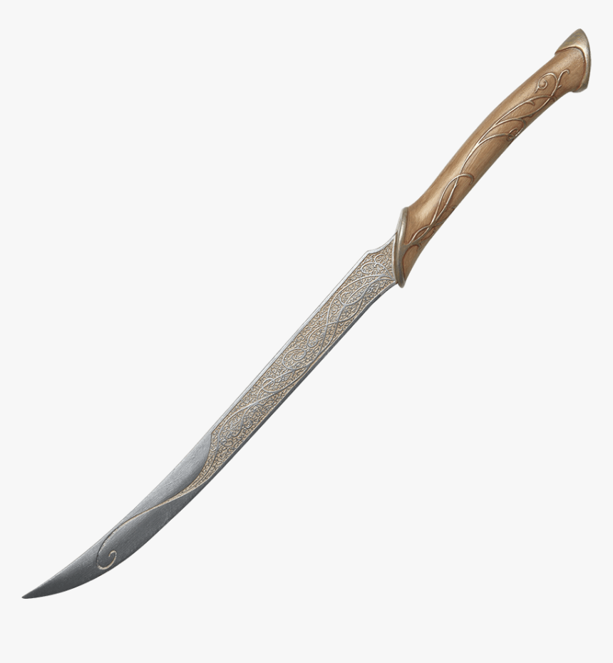 The Hobbit Legolas Greenleaf Fighting Knife - Legolas Sword, HD Png Download, Free Download