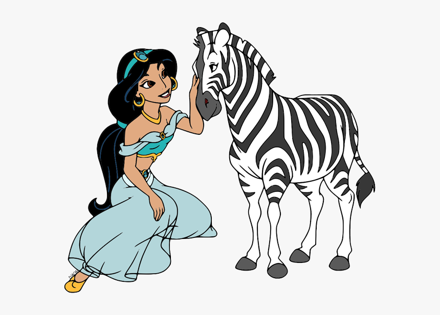 Transparent Jasmine Clipart - Jasmine And Zebra, HD Png Download, Free Download