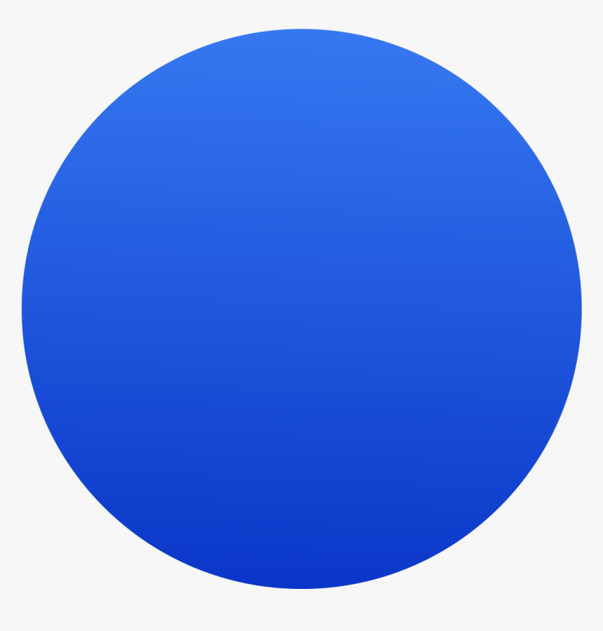 Transparent Blue Circle Icon Png - Placa De Mão Dupla, Png Download, Free Download