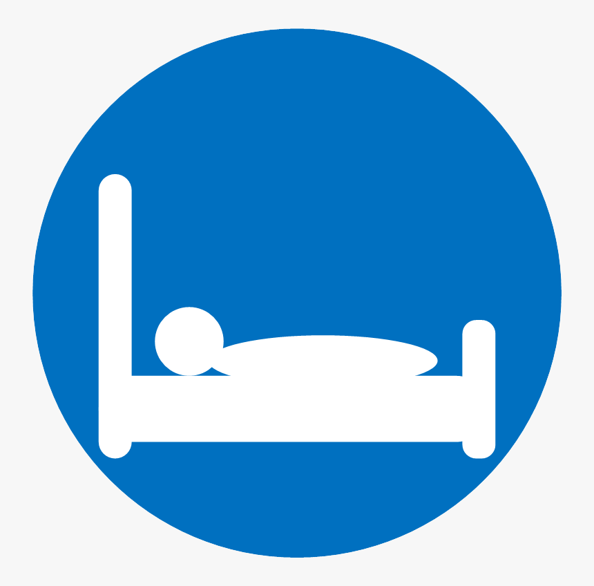 Vector Icon Of Person Lying In Bed - Lodging Icon, HD Png Download, Free Download