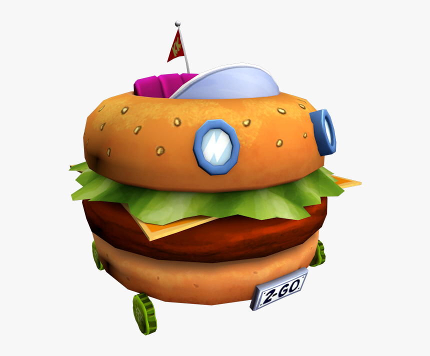 Car Wagon Cheeseburger Movie Shoot - Krabby Patty Car Png, Transparent Png, Free Download