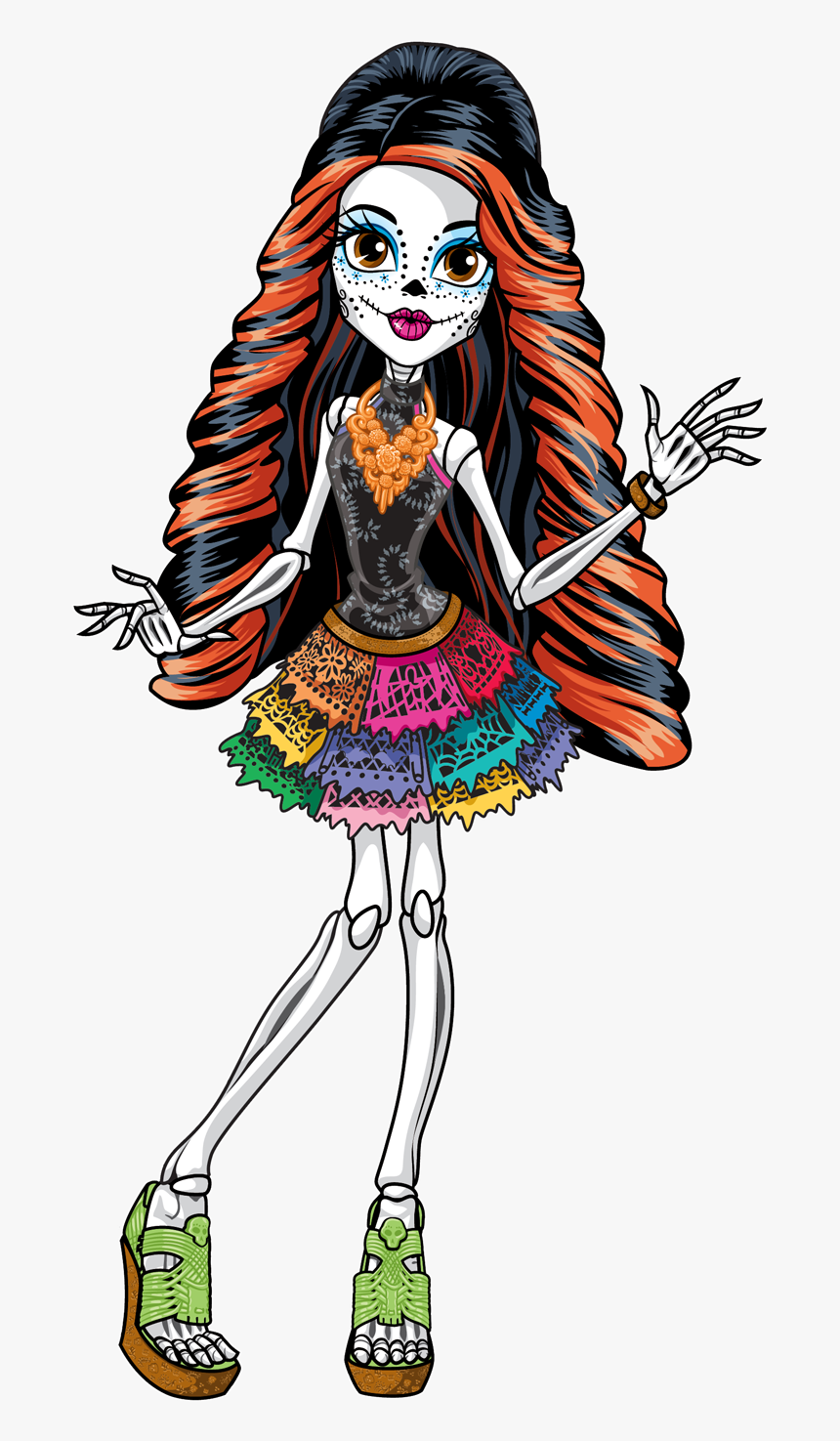 Crest - Monster High Skelita Calaveras, HD Png Download, Free Download